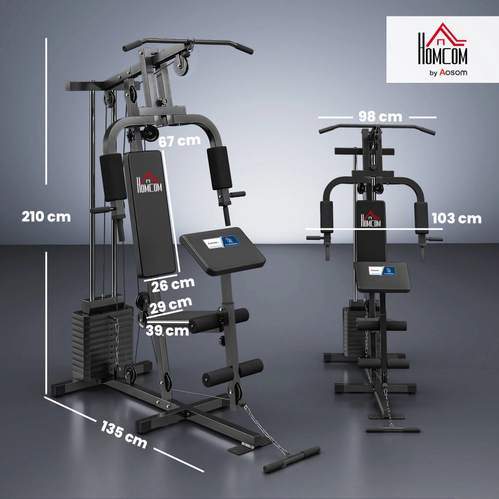 Set Pesi Fitness ¨C Zephmum ¨C 12 Blocchi 5,5 kg 135x103x210 cm