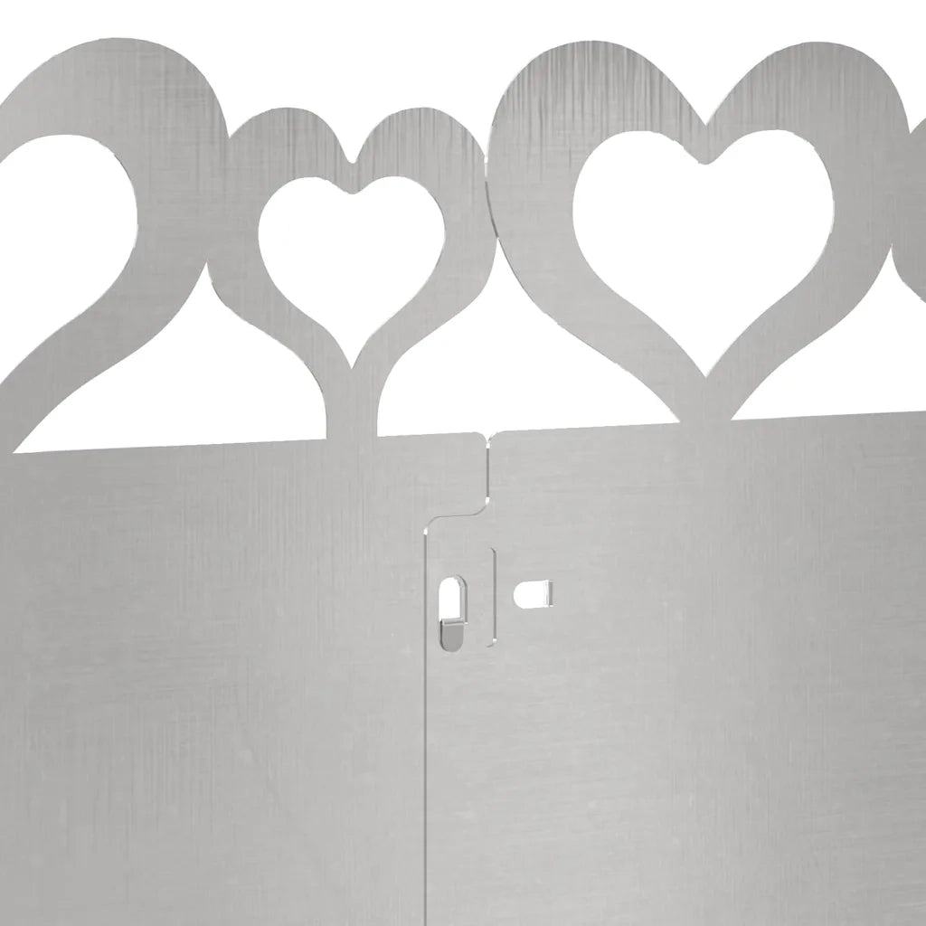 Bordure per prato 30 pz Argento 103 x 0,05 x 22 cm CFW3469311