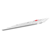 Rampa di carico ripiegabile in 3 Portata fino a 340kg/pezzo 215 cm Pedana antiscivolo