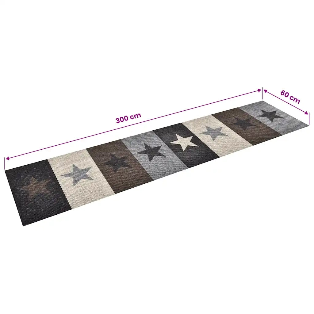 Tappetino da Cucina Lavabile-Tappeto da Cucina Stelle 60x300 cm