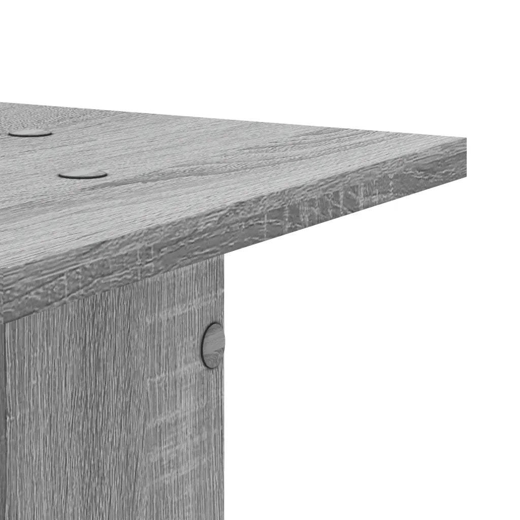 Supporti per Piante 2 pz Grigio Sonoma 30x30x40cm in Truciolato