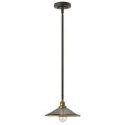 Sospensione Vintage Rigby Acciaio Bronzo Buckeye 1 Luce E27