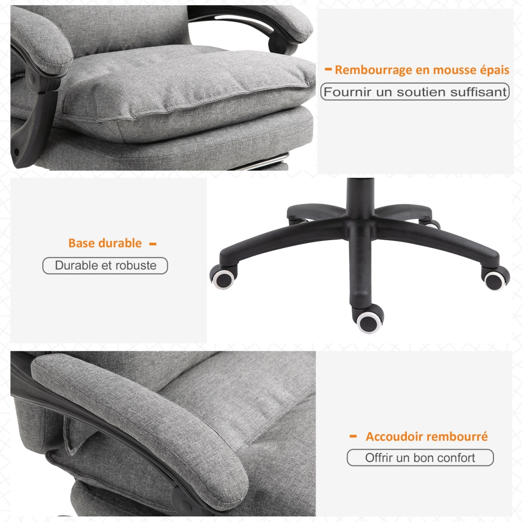 Sedia da ufficio massaggiante ergonomica ¨C Minimal ¨C grigio