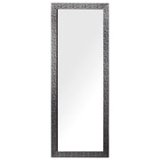 Specchio da Parete Argento 50 x 130 cm Rettangolare Moderno Vintage