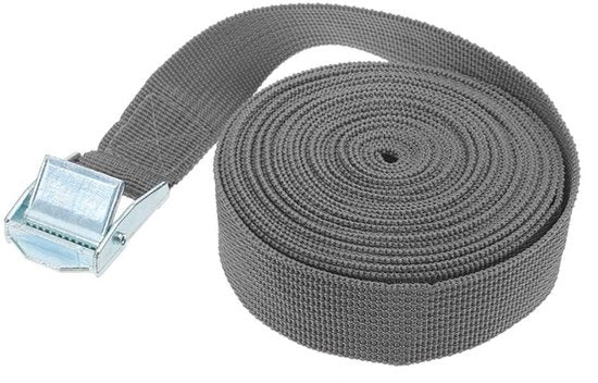 Cinturoni di trazione 250 lbs - Cinture di trazione adattabili - Cinture di trazione heavy duty - Alta visibilità - Polyester - 5 metri di lunghezza - Cinture di trazione