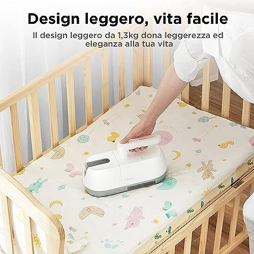 Midea B5D Aspirapolvere per Materassi con Lampada Uv Bianco