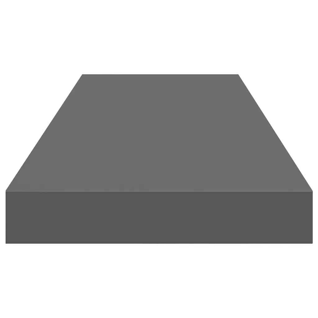 Scaffale a Parete Grigio Lucido 80x23,5x3,8 cm in MDF cod mxl 33230