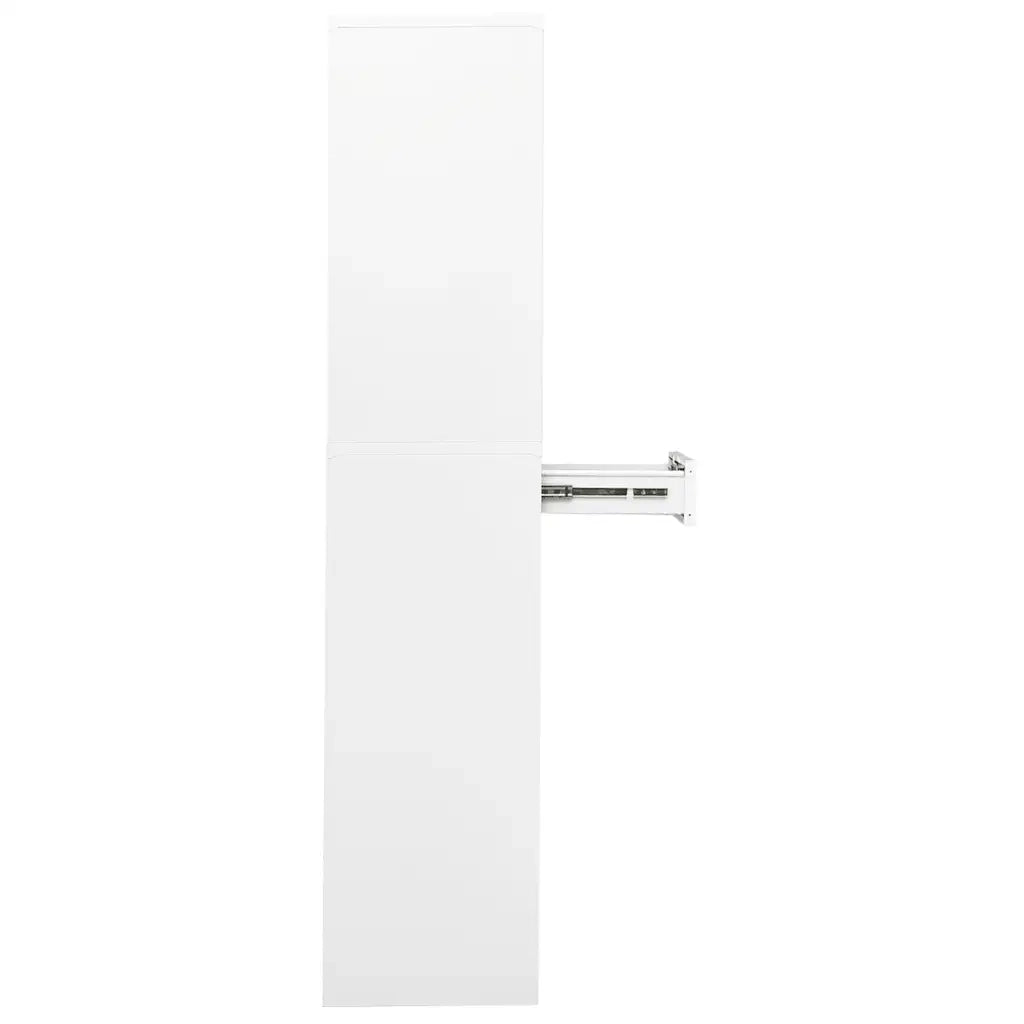 Armadio per Ufficio Bianco 90x40x180 cm in Acciaio cod mxl 37849