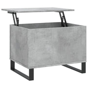 Tavolino salotto | Tavolino da caff¨¨ | Tavolino da Soggiorno Grigio Cemento 60x44,5x45 cm Legno Multistrato