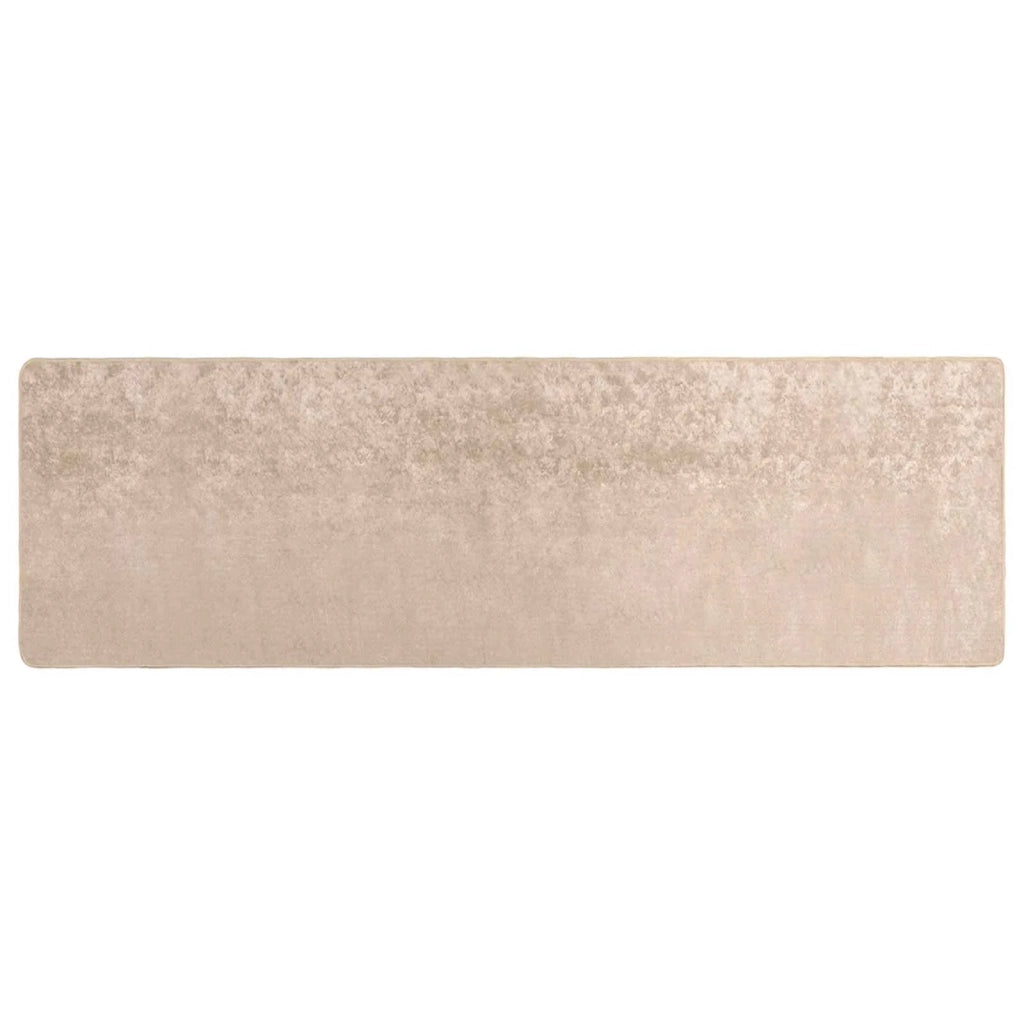 Runner Tappeto MARSA Beige 80 x 250 cm Poliestere e PVC