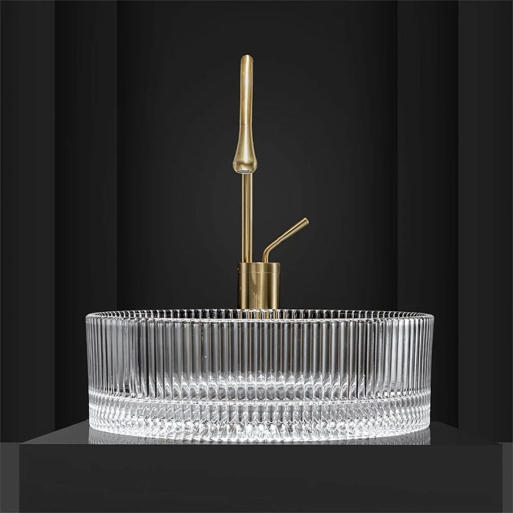 Lavabo Da Appoggio Rea Ingrid Transparent
