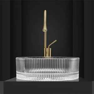 Lavabo Da Appoggio Rea Ingrid Transparent