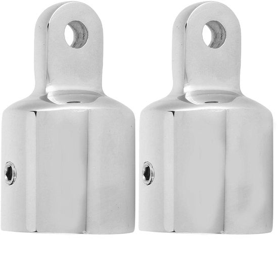 Capocorda Premium Qualità - Fitting in Acciaio Inox - Resistente alla Corrosione - Per Tettone Bimini - Adatto per 22mm/25mm - Utilizzo Sostenibile
