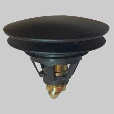 TAPPO SALTERELLO UNIVERSALE CLICK CLACK NERO OPACO  Ottone     MADE IN ITALY