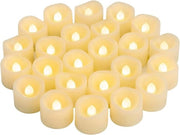 Lampade a LED fiammelle intermittenti senza fiamma - Lampade elettriche a batteria per uso bulk per Halloween, Natale, matrimoni - Colore arancione