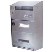 CASSETTA POSTA FT ALUBOX  INOX 18/10 TELA DI LINO MM 220X110 H.MM 320