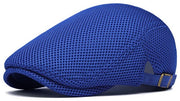 Cappello da sole, berretto, mesh estivo, unisex, protettivo e respirabile, regolabile, colore blu reale
