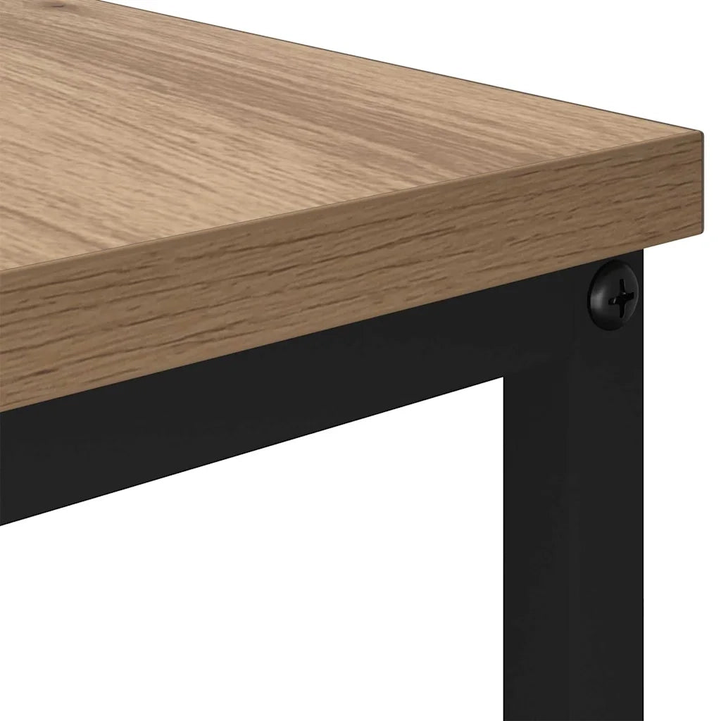 vidaXL Tavolino da salotto rovere artigianale 100 x 51 x 45 cm