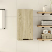 vidaXL Mobile da Bagno a Parete Rovere Sonoma 32x20x67 cm