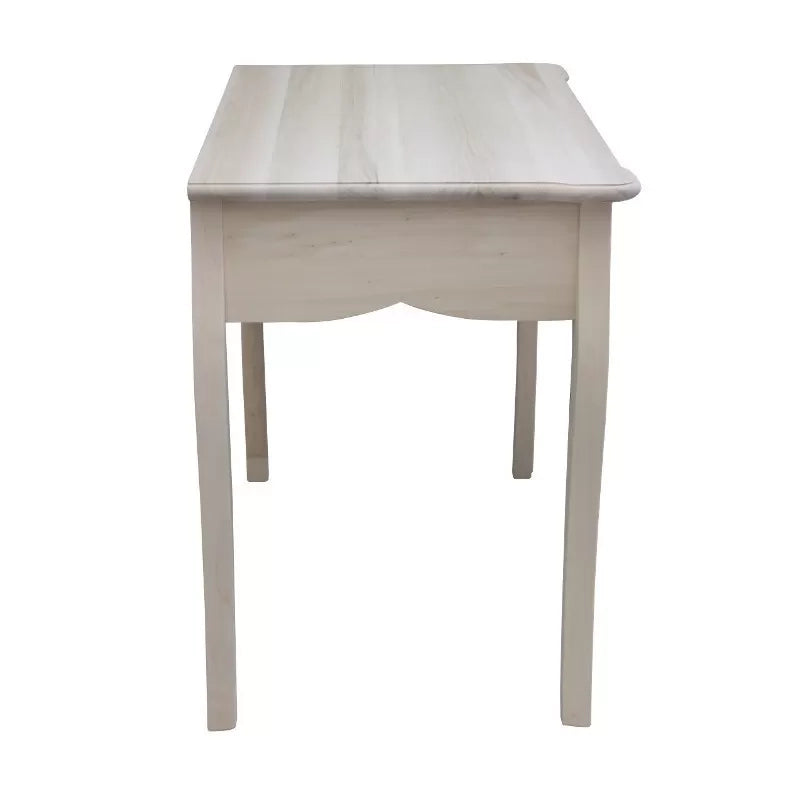 Scrivania 2 cassetti classica legno massello grezzo l.101 p.62 h.82 (3106) - Mobili 2G