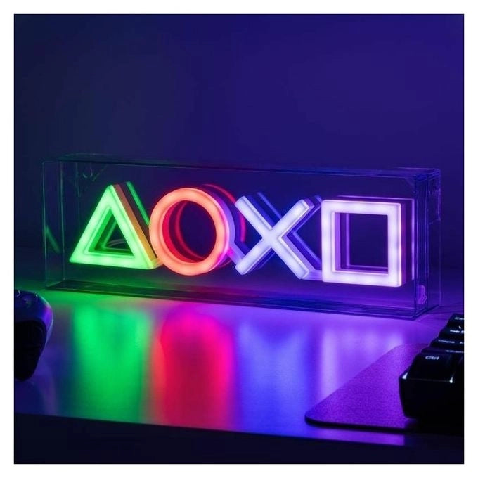 Paladone Playstation LED Neon Light Mensola a LED