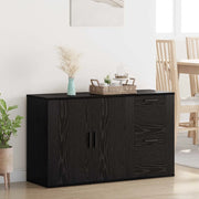 Credenza Rovere Nero 100 x 33 x 59.5 cm Legno multistrato 881140