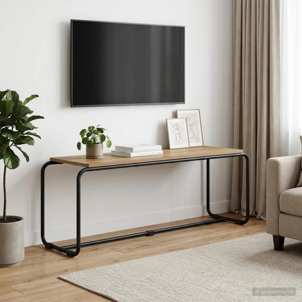 Supporto TV 113.5 x 35.5 x 42 cm Rovere Artigianale 8007899