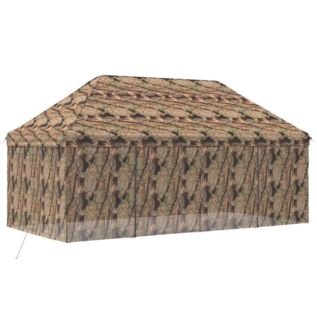 Gazebo Pop-up con 4 Pareti 3 x 6 m Mimetico Foresta 42036838