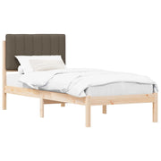 Letto singolo | Letto per adulti | Letto con Testiera Rivestita Talpa 80 x 200 cm