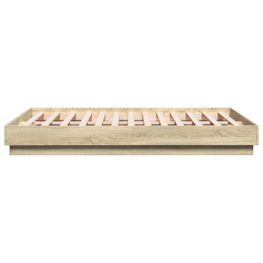 Giroletto con Luci LED Rovere Sonoma 135x190 cm 3209816