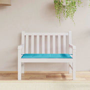 Cuscino per Sedia Turchese 100 x 50 x 3 cm Tessuto Oxford 361119