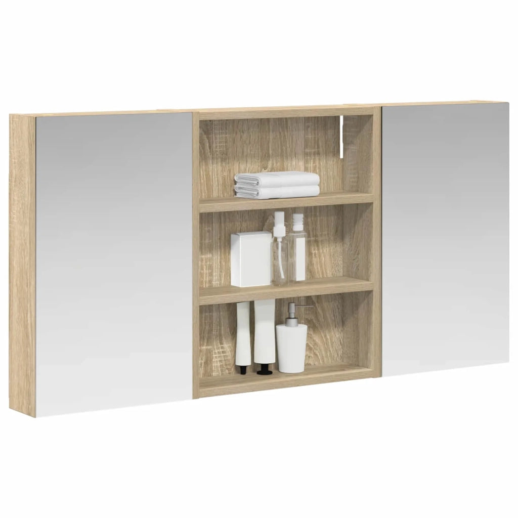 Set di Armadi da Bagno con lo scaffale 3 pcs 100 x 10,5 x 50 cm 3403682
