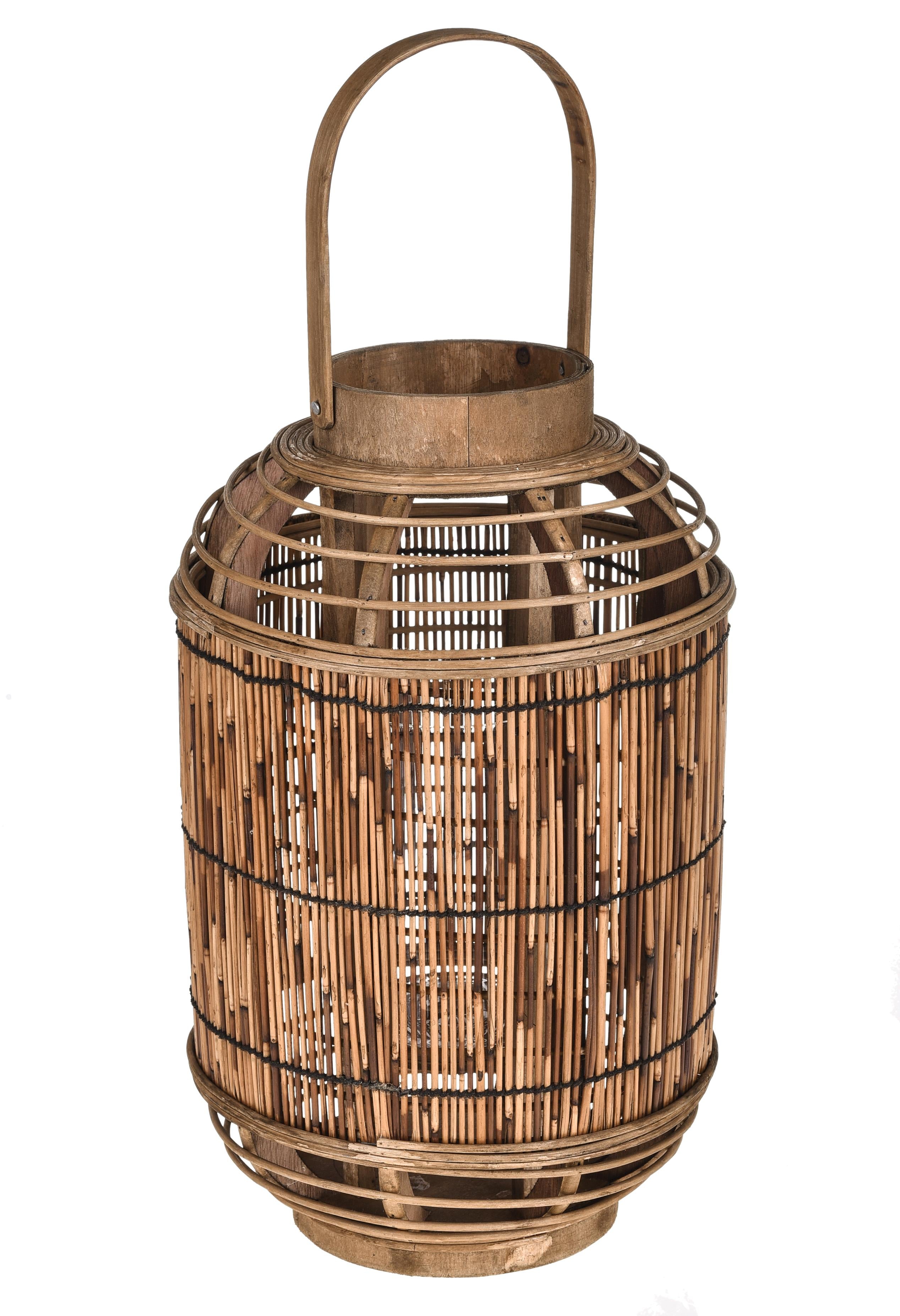 Lanterna in Rattan H 40 cm