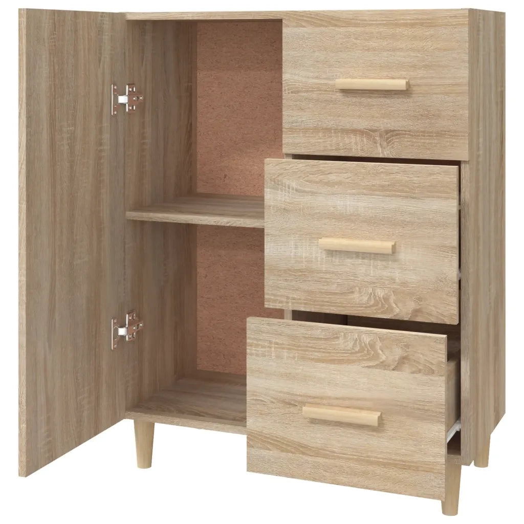 Credenza | Madia | Buffet da pranzo | Armadio da pranzo Rovere Sonoma 69,5x34x90 cm in Legno Multistrato