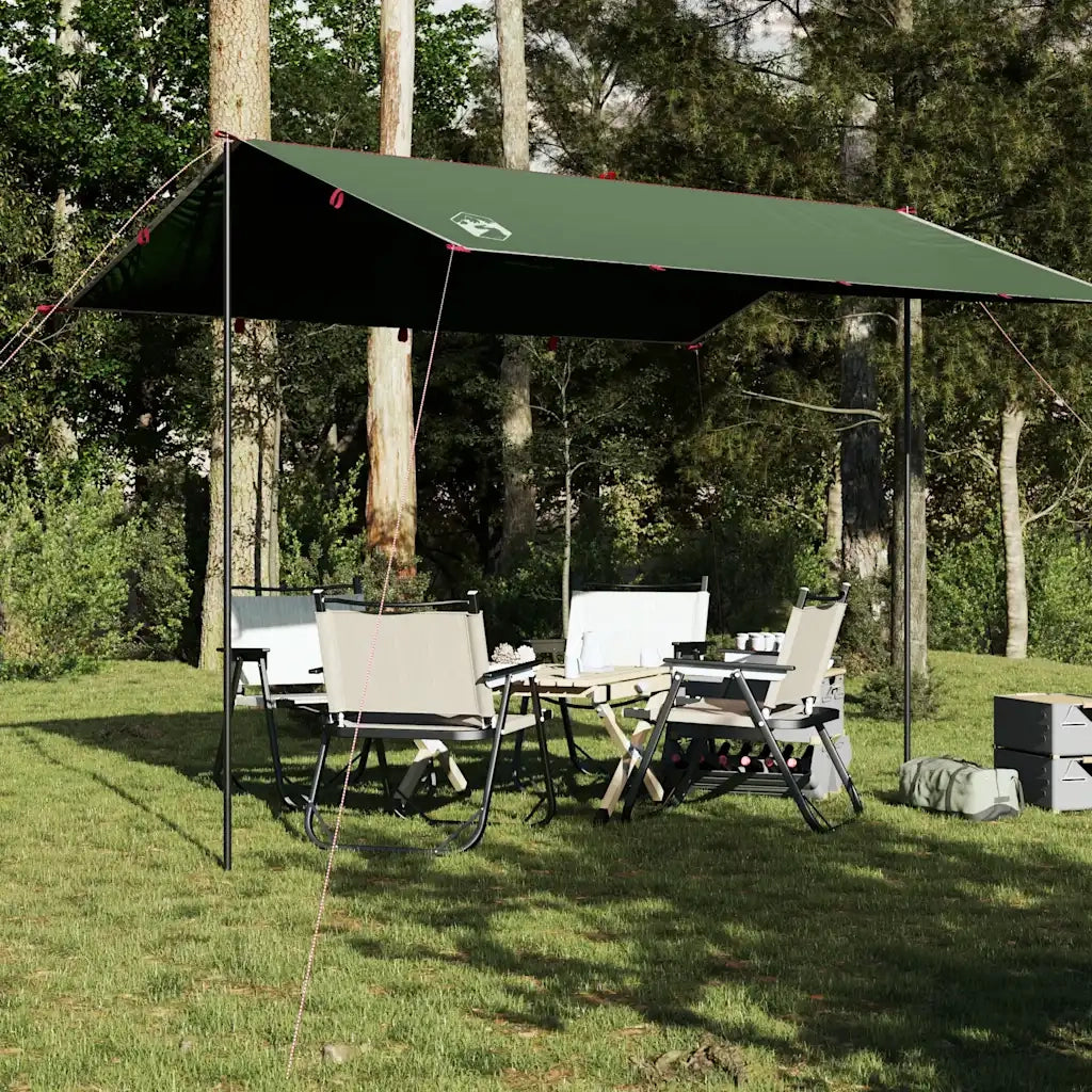 Telone da campeggio | Tenda da campo Verde 360x294 cm Impermeabile