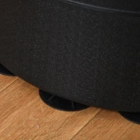 Sacco Boxe da Terra Autoportante, Sacco per Pugilato con Base Riempibile con Acqua e Sabbia, Nero