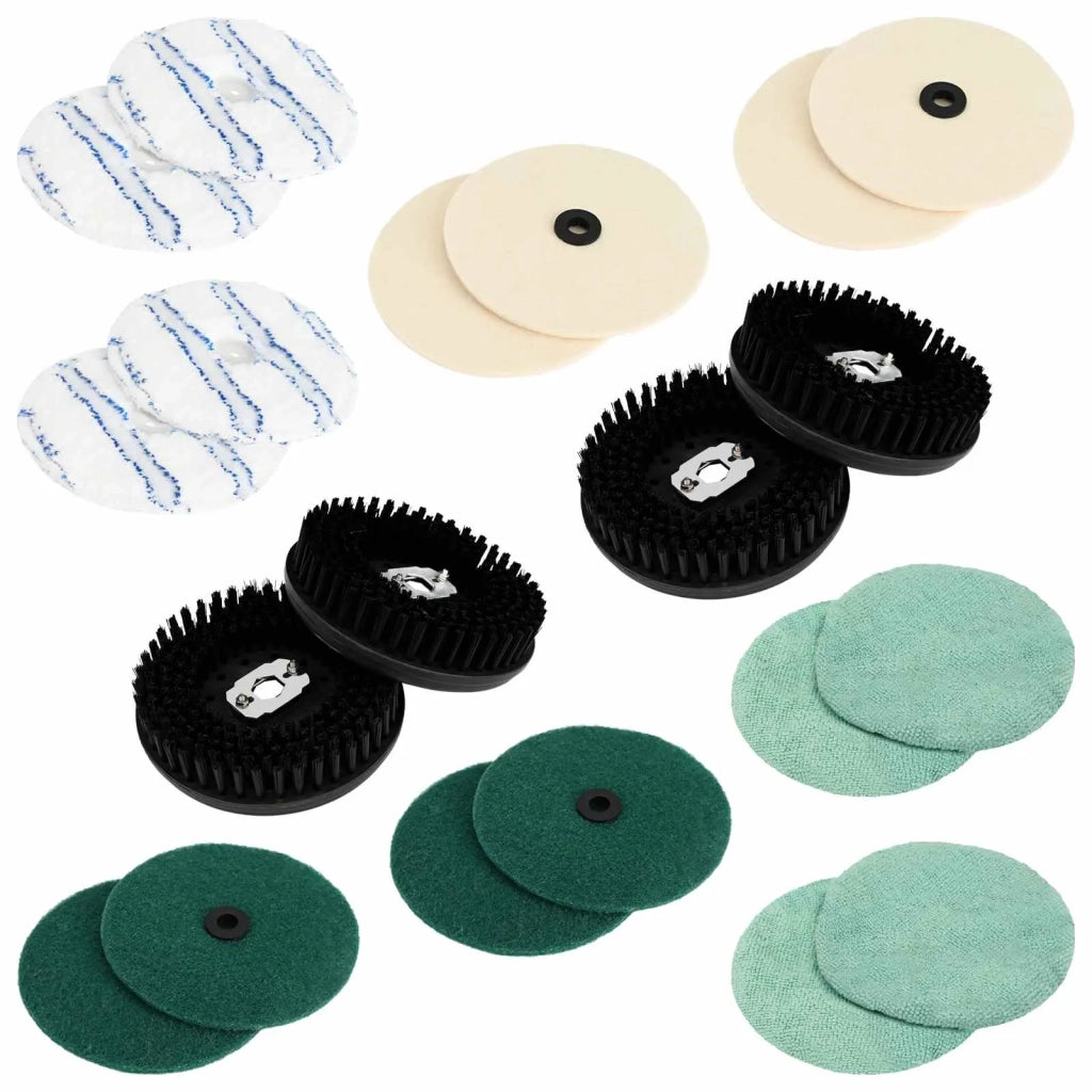 Set di tamponi per lucidatrice 20 pz Ø 14 cm Multicolore 42048126