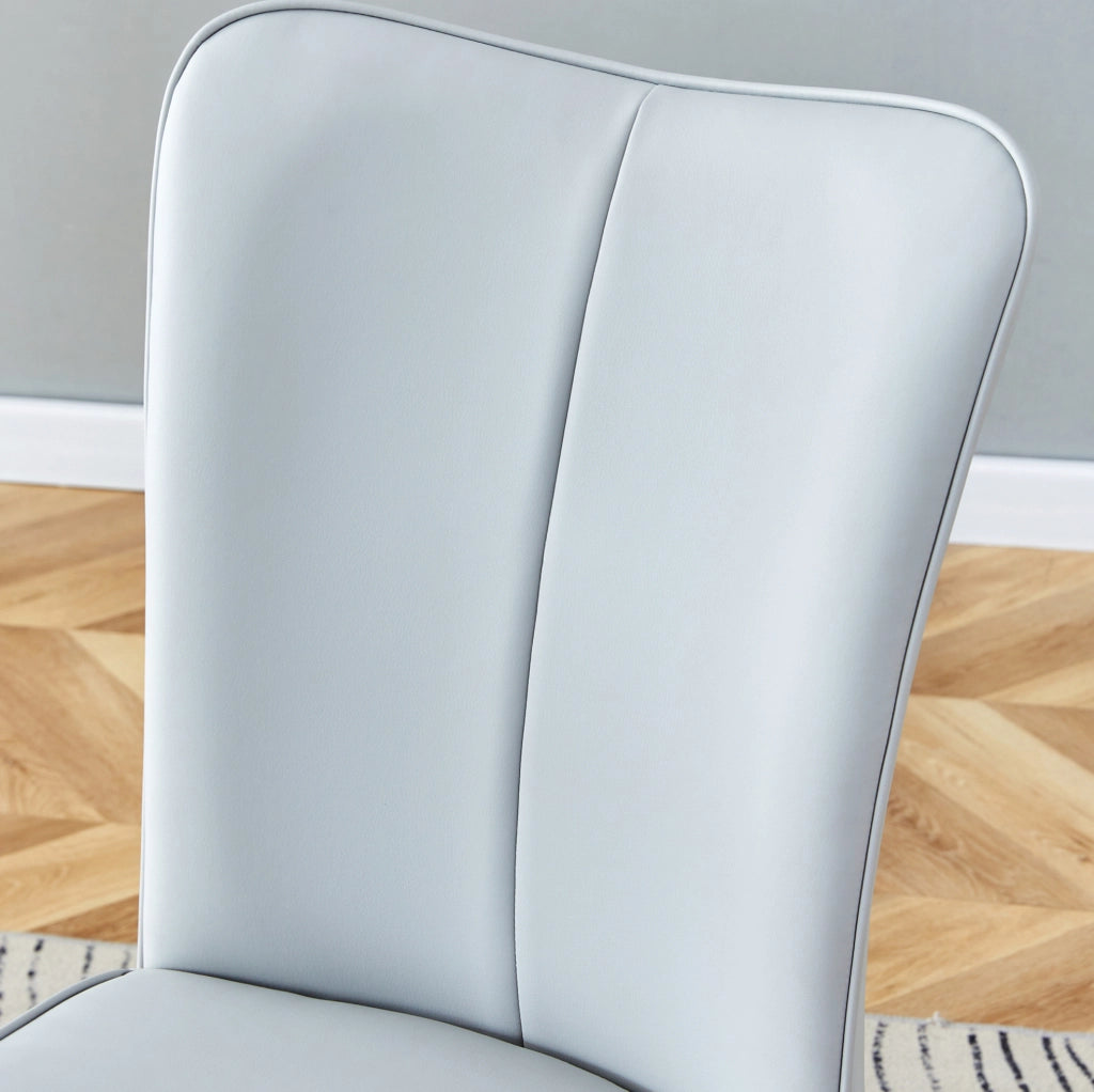 Set tavolo rotondo 60 cm e 2 sedie grigio chiaro