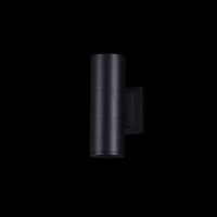 Lampada da parete Outdoor in Metallo Bowery Nero