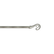 BASTONE METALLO D 20/19 120/210CM NAIROBI NICHEL- 6,0 pz