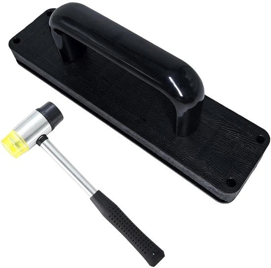 Set di Installazione per Pavimentazione - Strumentazione per Laminazione - Pavimentazione - Protezione delle lastre - 236mm - nero