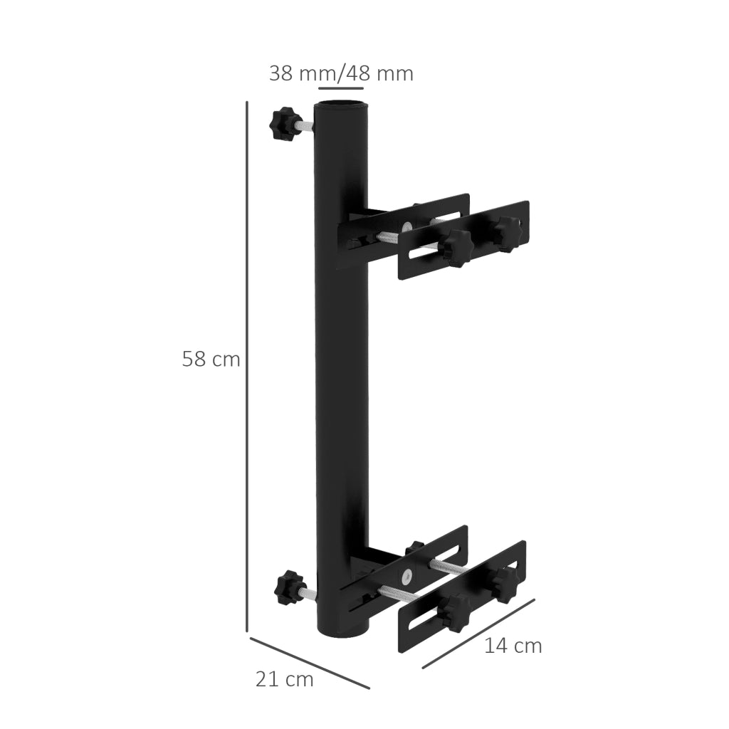 Supporto Parasol per Balcone e Balustrade ¨C Zephmum ¨C Per Mastro 48mm e 38mm