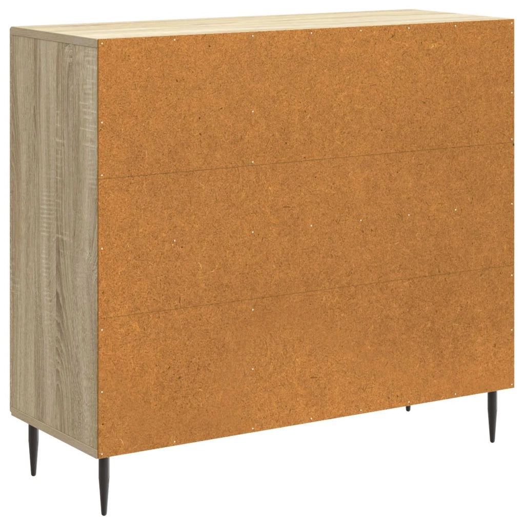 Credenza Rovere Sonoma 89 x 34,5 x 80 cm Legno ingegnerizzato 894877