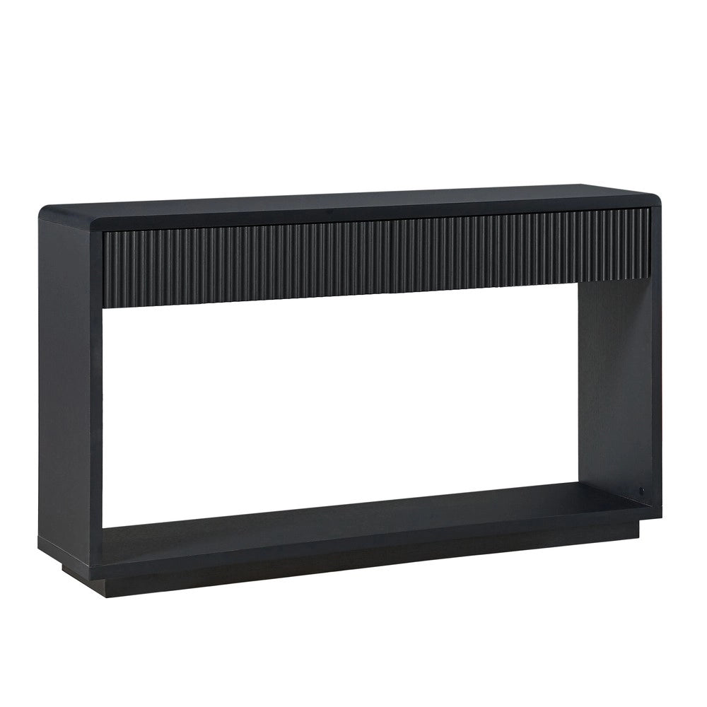 Consolle da Ingresso ¨C Minimal ¨C Nero 2 cassetti ripiano 150 cm