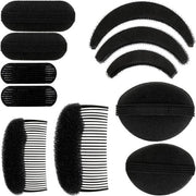 Set di pettinature per capelli da 11 pezzi - accessori per capelli - attrezzature per styling - pettini - clip - accessorio per capelli - DIY capelli - pettini per capelli
