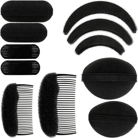 Set di pettinature per capelli da 11 pezzi - accessori per capelli - attrezzature per styling - pettini - clip - accessorio per capelli - DIY capelli - pettini per capelli