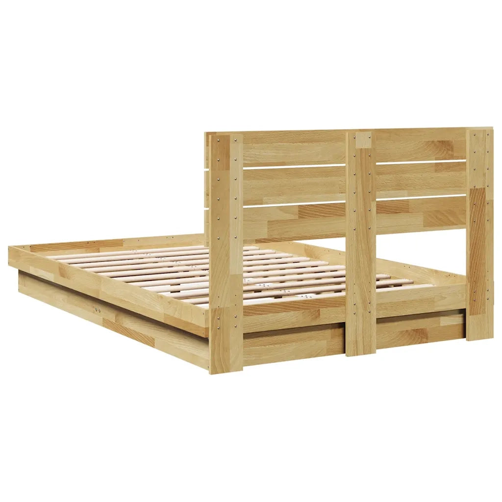 Struttura Letto con Testiera senza Materasso 120x200 cm 3315742