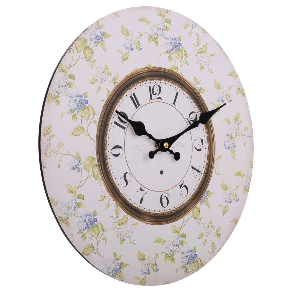 Orologio in legno bianco 60x60x2cm