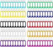 100 identificativi per chiavi, decorativi, etichette per identificazione, 10 identificativi decorativi, per identificazione di contenitori, identificativi per locker