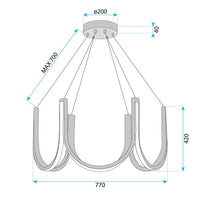 Lampada A Sospensione Led App1749-cp Gold